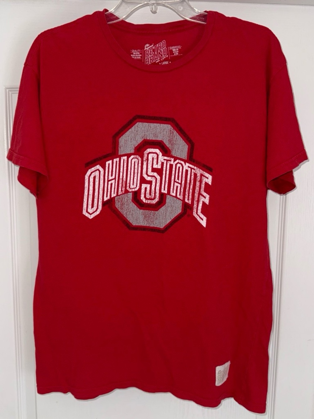 Original Retro Brand Ohio State Buckeyes Distressed Logo T-Shirt